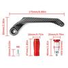1 Pair Motorcycle Die-Casting Aluminum Alloy Handlebar Brake Clutch Lever Hand Guard Protector Modification Accessories Handguard