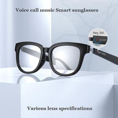 Lunettes intelligentes Bluetooth 5.0, mise à niveau, musique, appel vocal, lunettes de soleil, peuvent être associées à des lentilles de Prescription, compatibles Ios et Android