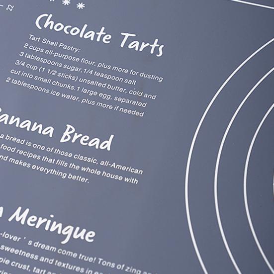 Useful Non-Fading Baking Lightweight Cookie Cake Baking Mat Tool for Kitchen Dough Rolling Pad