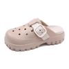 2024 Women's Non-slip Wear-resistant Casual Round Toe Hole Shoes - Perfect for Outdoor Beach Activities