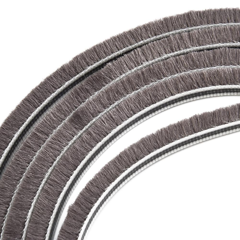 1Pc10m Draught Excluder Brush Casement Pile Seal Strip Door Weatherstrip Sound Insulation And Dust-Proof Home Accessaries