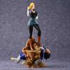 Android 18 Villain AttackAttack Vegeta Dragon BallZ The Fourth Form SSj3 9.84Inch/25cm Can move PVC Beautiful girl Figure Toys
