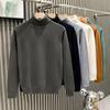 Unisex Trendy High Neck Sweater: Warm, Loose Knitwear for Teens - Perfect for Autumn & Winter