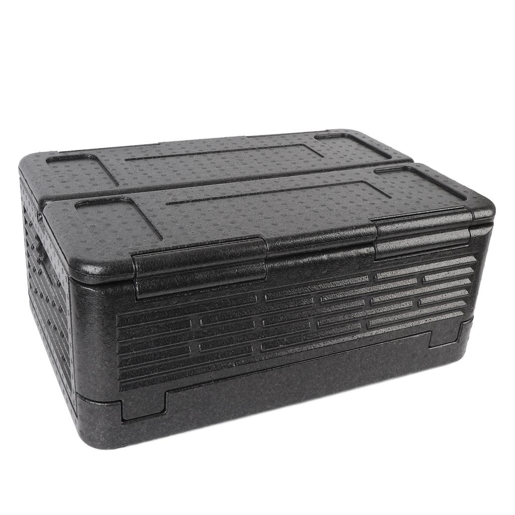 Contenitore Termico per Alimenti 60L Grande Capacità Pieghevole Scatola Termoisolante per Campeggio all'Aperto Picnic