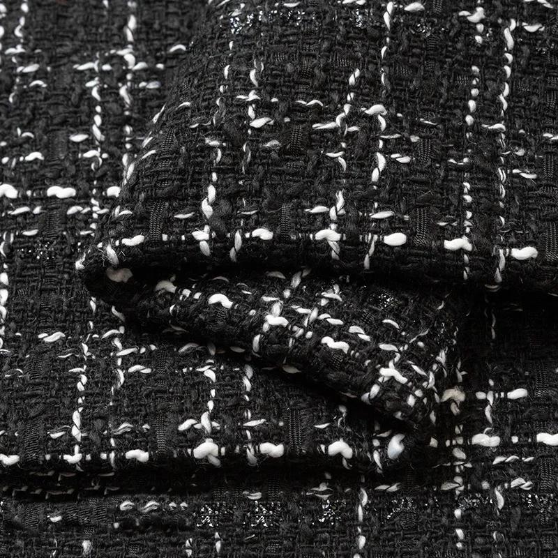 150cmx50cm Small Fragrance Woolen Cloth Fabric High-end Thick Woolen Tweed Vest Suit Coat Dress Skirt DIY Apparel Sewing Fabric