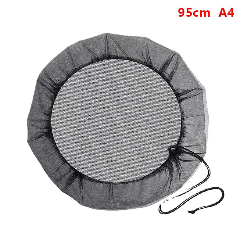 1 ks Síťovaný kryt na dešťové sudy - Síťovina proti komárům pro sběrné nádoby/nádrže na vodu