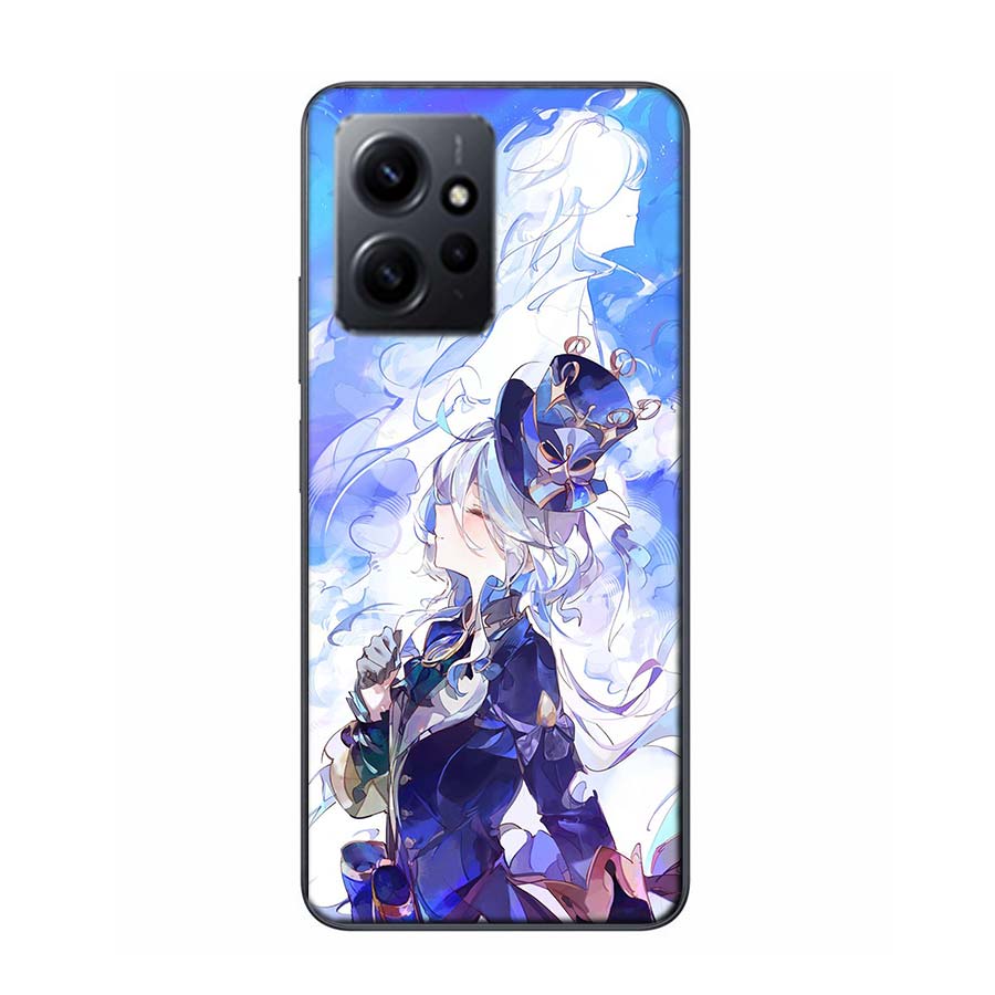 Cute Furina Genshin Impact Phone Case For Redmi Note 14 15 Pro 5G 13 12 Pro Plus 11 11T 11E 11S 10 Pro 10S 9 9S Cover Cell Clear