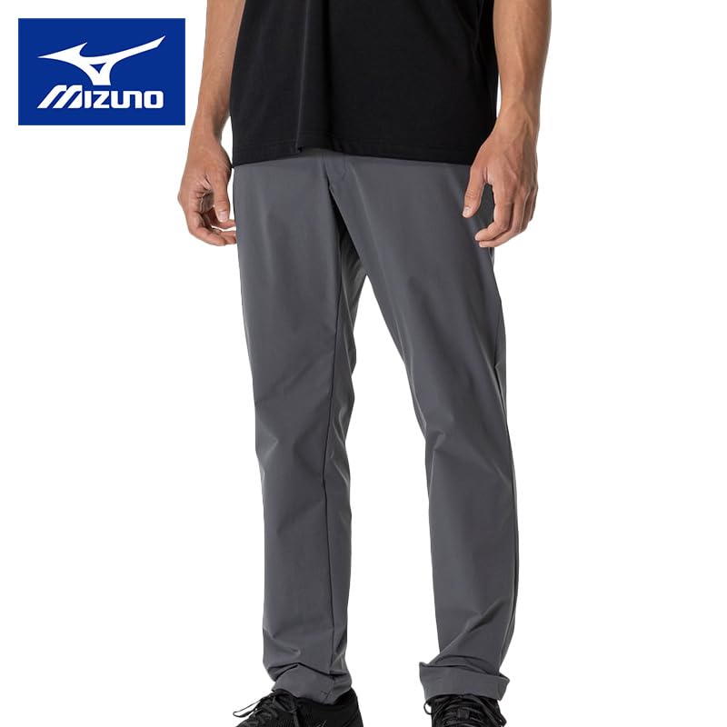 Mizuno Stretch Move Cross Easy to Move Cast Size L Pants, Sweat-Wicking, Quick-Drying, in, Water-Repellent, 32JDA132, Charcoal,
