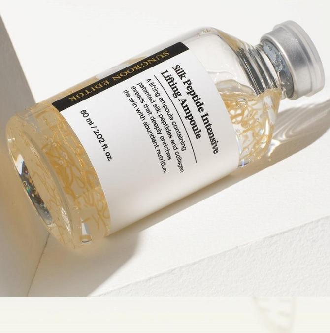 SUNGBOON EDITOR Ampola Lifting de Peptídeos de Seda com Fios Dissolventes de Rugas 60ml