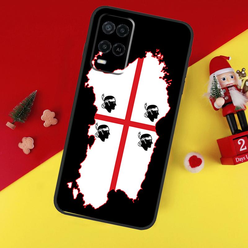 Flag of Sardinia Case For Oppo A5 A6 Pro A15 A57 A17 A54 A74 A94 A76 A16 A96 A40 A60 A80 A18 A38 A58 A78 A98