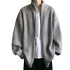 Cardigan Sweater Men'S Spring And Autumn Japanese Retro Loose Lazy Style Knitted Sweater Wear Men'S Zipper Thread Jacket