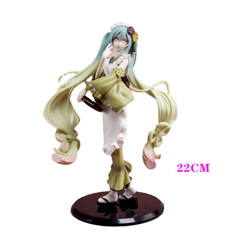 Anime Hatsune Miku Figure Wedding Dress Action Figures Kawaii Swimsuit Vocaloid PVC Collectible Model Toys Girl Gift