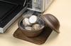 Toceram Imomaru Small Potato Made in Diameter x 12cm Height x Dark Dish, Heat-Resistant Ceramic, Microwave-Safe, Japan, 13.6cm 6.5cm Depth, Approx.
