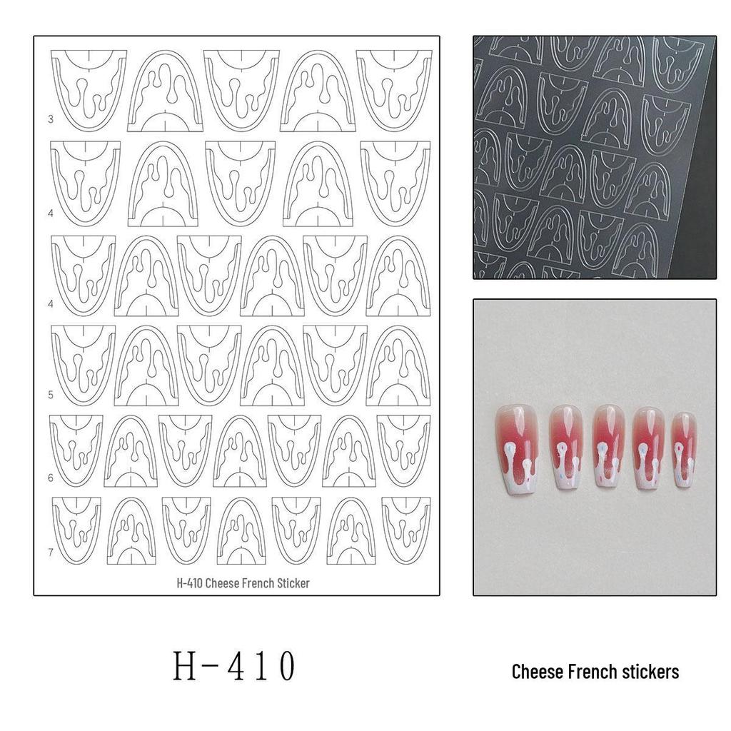 Butterfly & Stars Nail Art Stickers with Gradient & Chrome Effects