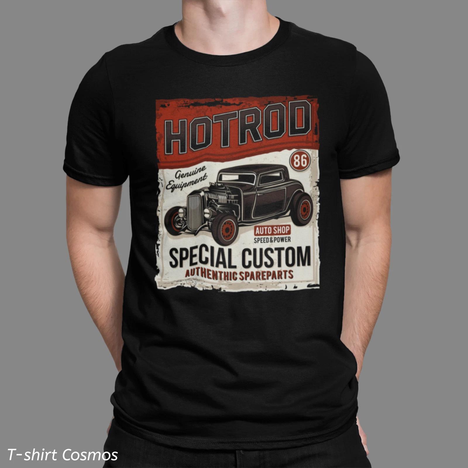 Retro Hot Rod Special Custom Car T-Shirt, classic car, Dads gift, old school L