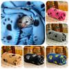 Soft Warm Reversible Pet Blanket Cozy Double-sided Fleece For Dogs And Cats