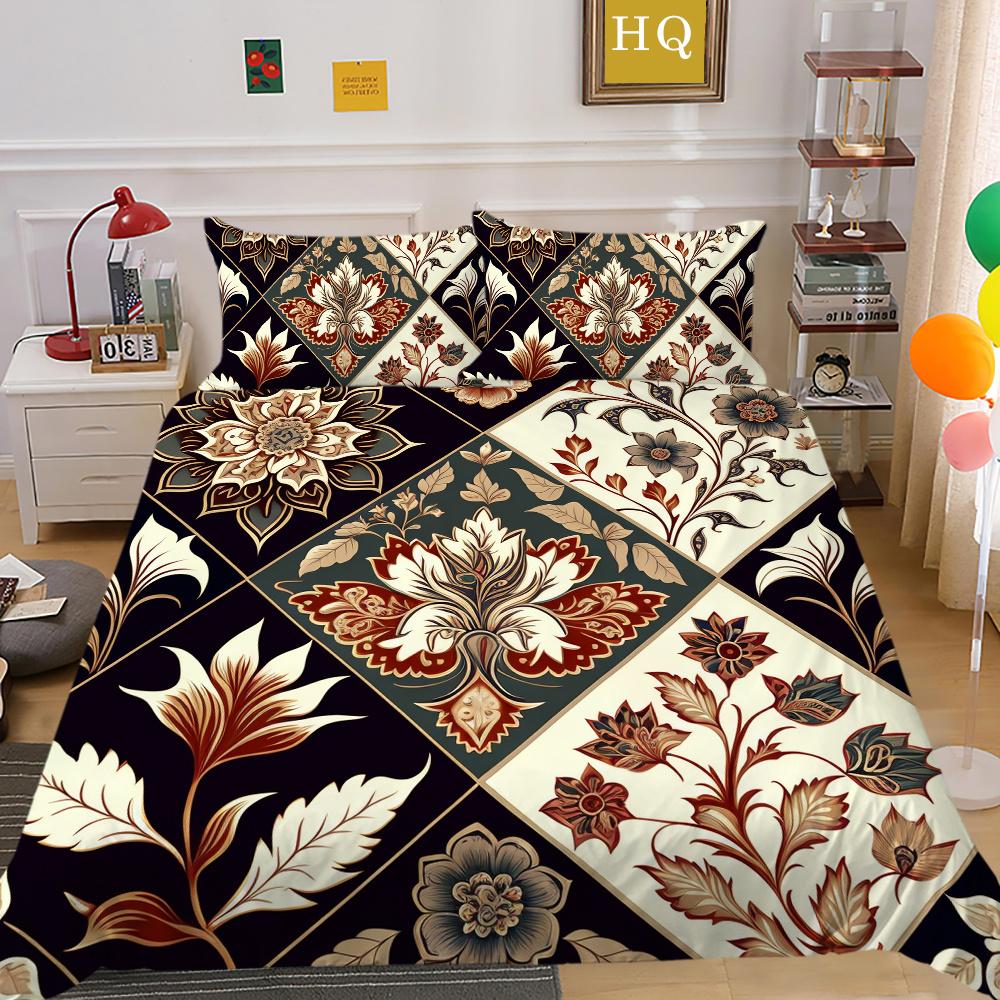Decorazione Camera da Letto Lusso Stampa Paisley 3D Biancheria da Letto per Bambini Copripiumino Singolo/Matrimoniale