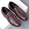 New Soft Leather Casual Shoes Men Fashion Casual Youth Loafers Versatile Male Business Bean Shoes Leisure Walk Moccasins Slip-On