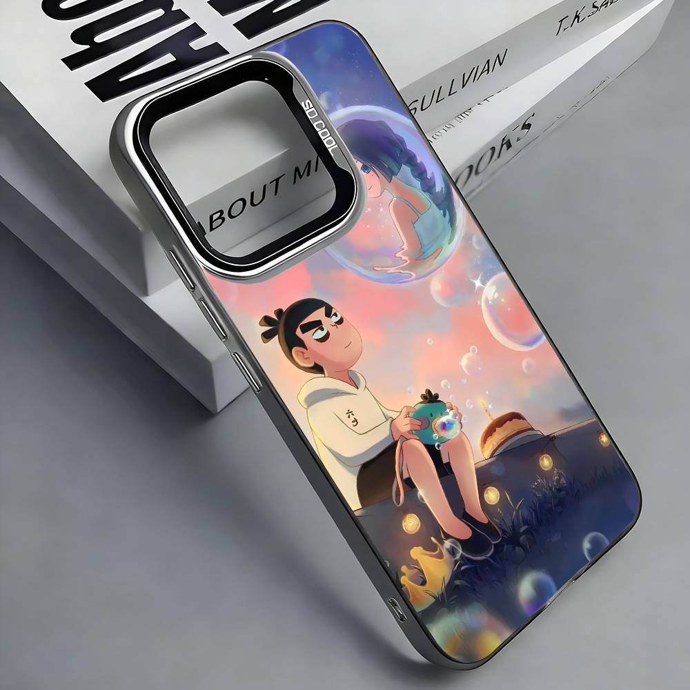 

S-Scissor S-Seven Anime Phone Case For iPhone 17,16,15,14,13,12,11 Plus,Pro Max,Colored Silver Phone Case iPhone14Plus