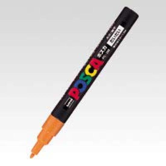 

Mitsubishi Pencil Posca Fine Point Round Set of 2 Lead, Orange, PC-3M.4, оранжевый