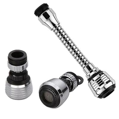 Wasserhahn Düse Spritzschutz Wasserhahn Düse 360 Drehbarer Verlängerungshahn Wassersparend Dual-Modus Sprüher Filter Spüle Drehbarer Wasserhahn