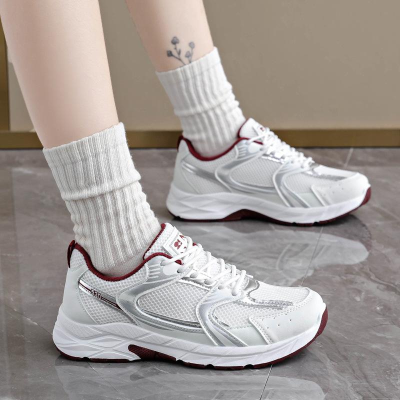 Large Size Dad Shoes Women's Spring and Autumn New Fashionable Thick-soled Lightweight Mesh Breathable Korean Version of Versatile Casual Sports Shoes