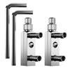 1/2" 3/4" Corroded Screw Removers Tool Professional Plumbing Extraction Tool For Stucks Rusted Bolts In Metal Wood Pipes
