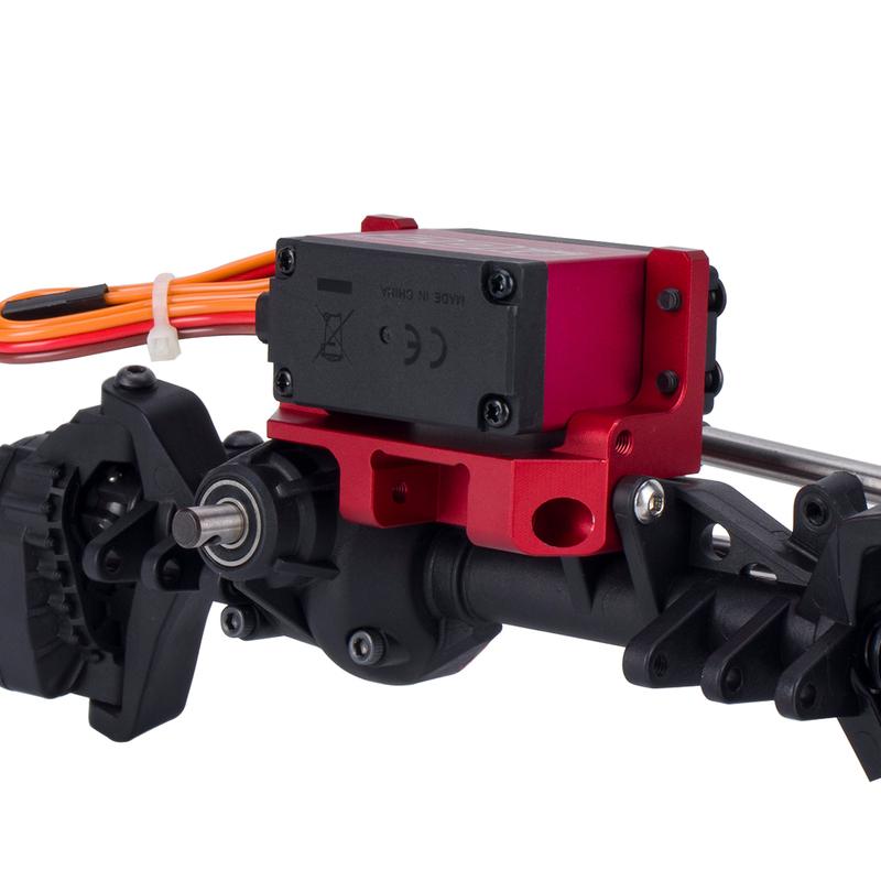 AR45P Portal Axle Servo Mount 4-link Suspension for 1/10 RC Crawler Car SCX10 III Aluminium alloy Upgrade Parts