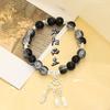 New Chinese style auspicious cloud tassel gradual change glazed bracelet women's summer niche fresh jewelry scenic spot live broadcast