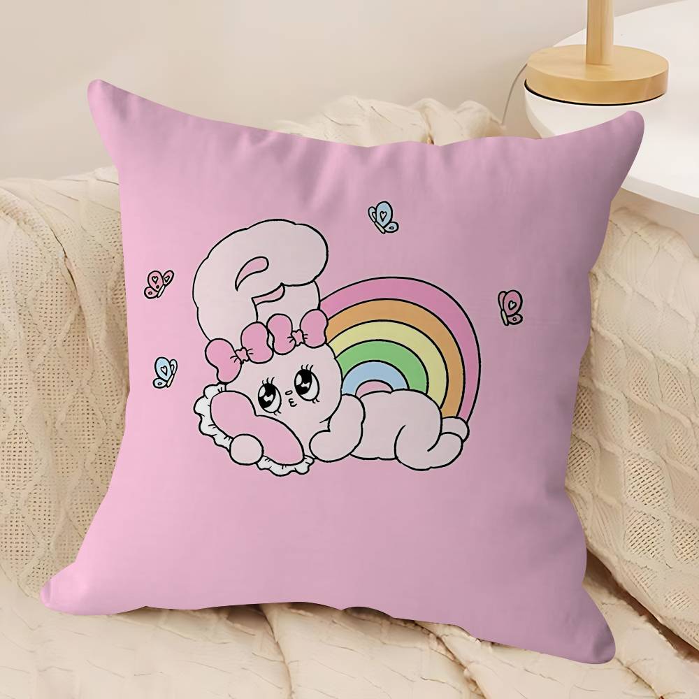 Niedlicher E-Esther B-Bunny Kissenbezug Sofakissenbezug Heimzimmerdekoration Kindergeschenk