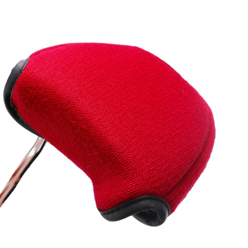 Golf Putter Cover Mallet Head Dustproof Waterproof for Outdoor - 14×11×5 cm