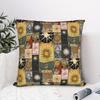 Vikama Sun Tarot Patchwork Sofa Cushion Cover Decorative Pillow Case - Soft Fabric Sofa Decor Accessories