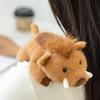 Plush Pendant Ergonomic Wrist Guard Cartoon Wild Boar Design Dual Scene Wrist Rest Fluffy Wrist Support