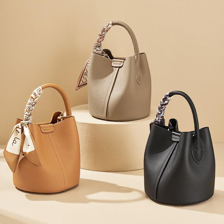 Borsa da donna e portamonete in pelle PU vintage Borsa a tracolla messenger composita di lusso per donna Borsa a secchiello a spalla piccoli bolsos