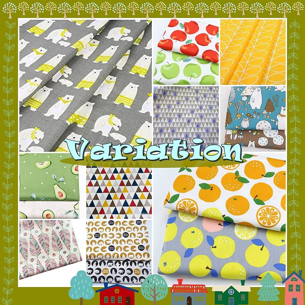 Moonfarm Cotton and for 2m X 13-Piece Nordic-Style Fabric, Polyester, Crafts, Approx. 1.6m (Peach)