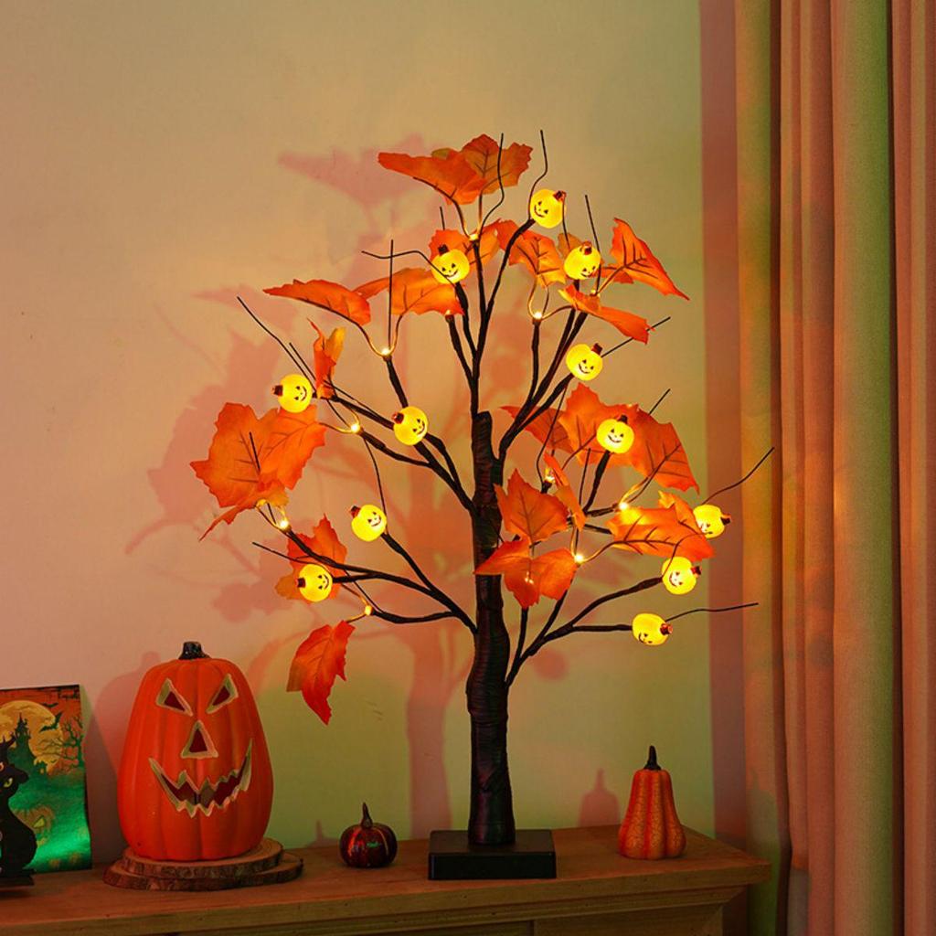 LED Easter Egg and Christmas Birch Tree Lights for Home and Party Decorations