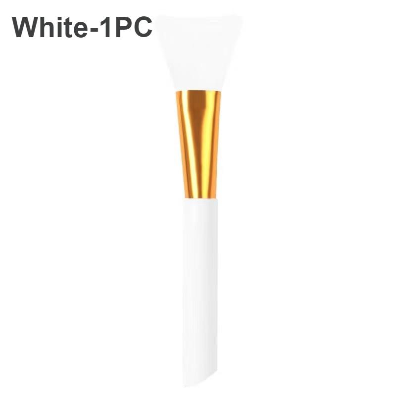Silicone Facial Mask Brush Face Skin Care Tool Soft-headed DIY Mud Film Adjusting Brush Inclined Tail Apply Face Beauty Tools