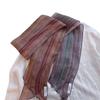 100% Linen Breathable Long Spring and Autumn Scarf For Women Original Style Artistic Neck Protection Soft Scarves 14x170cm