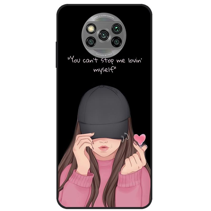 For Xiaomi Poco X3 Pro Case Silicone Soft Cat Phone Cover for Poco X3 NFC Case TPU Black Funda for Poco X 3 NFC PocoX3 Pro