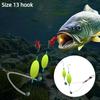 Anti Bottom Double Hook Fishing Rig Auto Reverse Design High Catch Rate Sharp Hook for Bass Carp Trout Fishing Targets