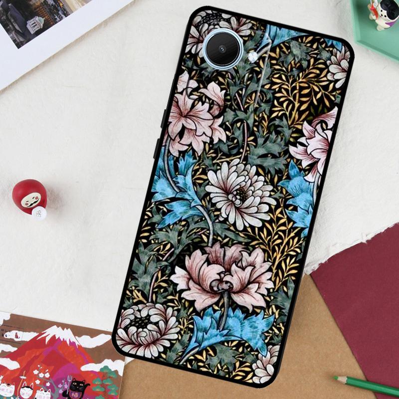 Chrysanthemum For Realme 14 Pro Plus 13 10 11 12 GT 6 5 6T GT7 Pro C61 C55 C53 C51 C21Y C25S C67 C75 Case