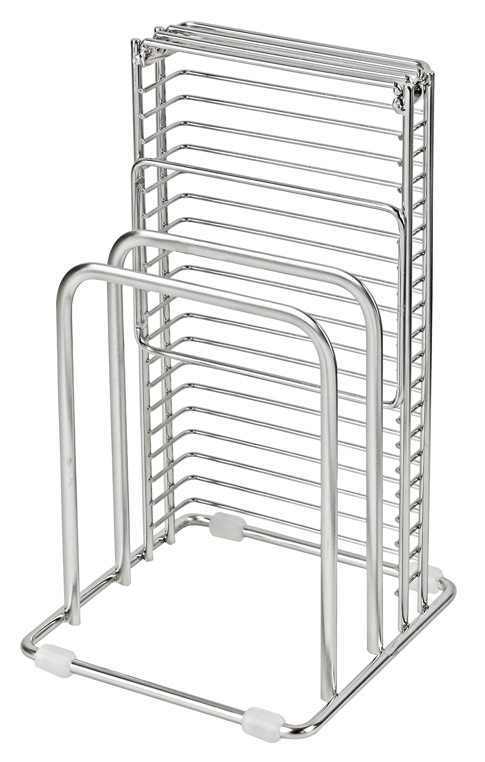 

Pearl Metal KnifeCutting Board Stand Stainless Steel Viewo HB-3286 Silver 12.5×13×22cm