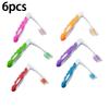5/10pcs Portable Soft Rubber Folding Microfiber Toothbrush For Travel Couples