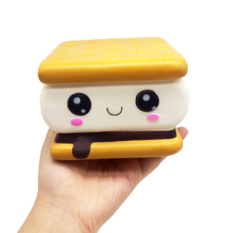 Kawaii Mini Bread Cartoon Food Squishy Toys Squishy Scented Slow Stress Relief Toy Supplies Kids Toy Gift Cute Cartoon Cake