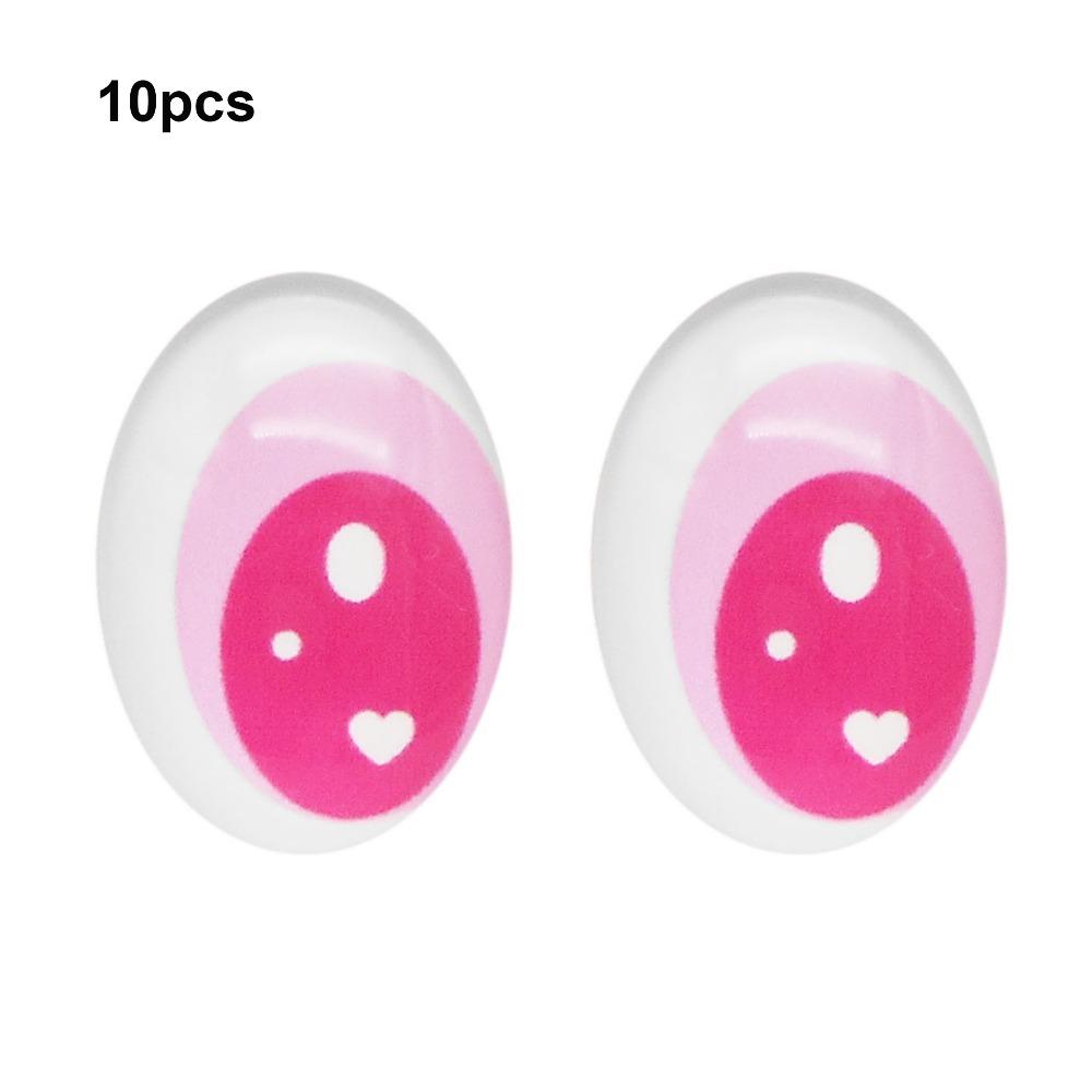 50pcs Crystal Doll Eyes Accessories Multistyles Simulation Glass Eye Patches