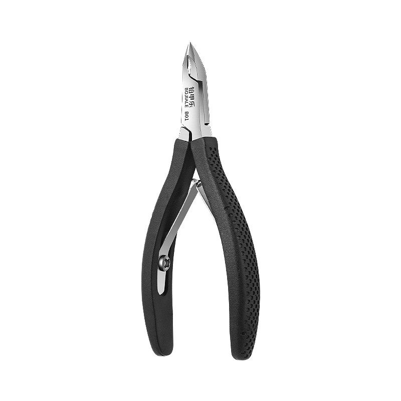 

Platinum B01 Cuticle Nippers for Nail Salons, Professional Nail Clippers for Removing Hangnails and Cuticles, Manicure Tools Black Single Cut