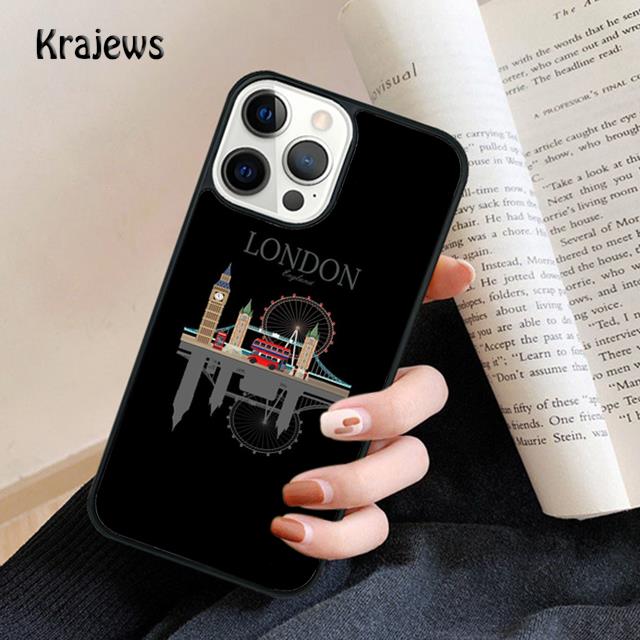 Big Ben Tower London Soft Phone Case For iPhone 17 Air 16 15 14 Ma Plus 11 12 13 Pro Ma Phone Cover coque Fundas