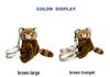 2026 Large & Small Raccoon Fur Plush Backpack - Cute Crossbody Bag for Women & Students, Lying Down Doll Toy