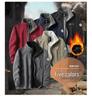 Men's Double-Sided Polar Fleece Hoodie Jacket 8789 - New Autumn/Winter Casual Cardigan