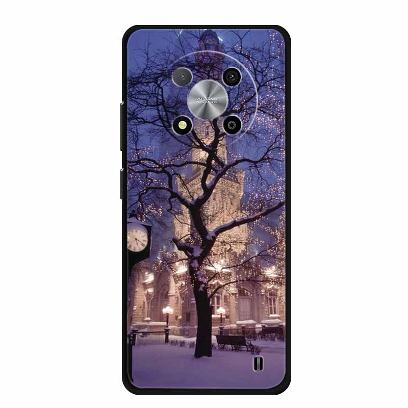 Custodia Per ZTE Blade A73 5G Lusso Morbido Silicone TPU Copri Telefono Per ZTE Blade A73 5G 7160N Cartoon Fiori Protettivi Nuovi Fundas